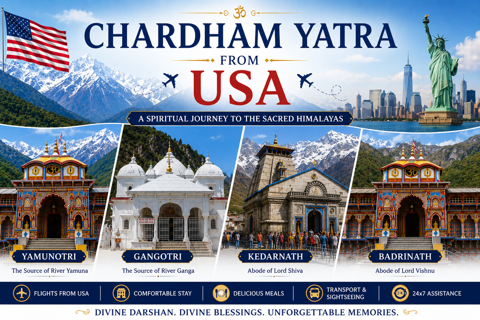 Char Dham Yatra From USA